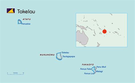 Mapa de Tokelau