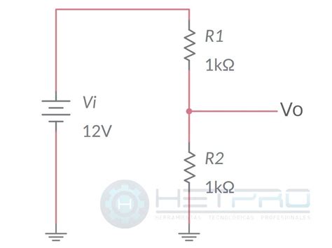Circuito divisor de voltaje para el ADC del ESP8266