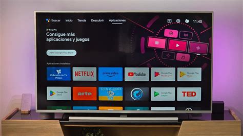 Interfaz de un televisor mostrando contenido de un smartphone via MHL