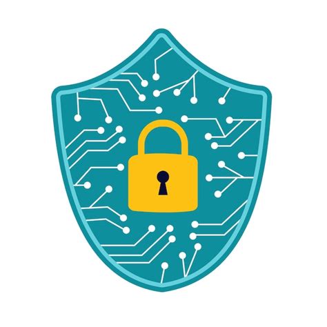 Icono de un escudo de seguridad digital