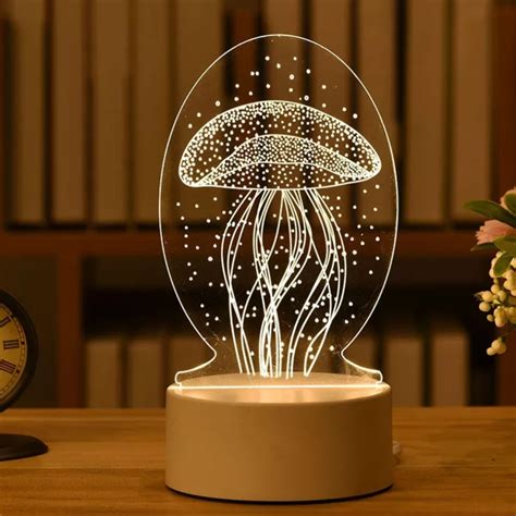 Lámpara de acrílico con forma de flor de loto cortada con CNC