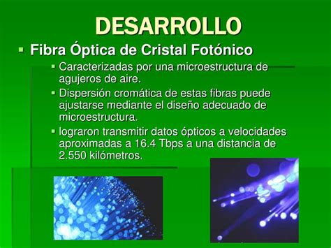 Microestructura de una fibra de cristal fotónico