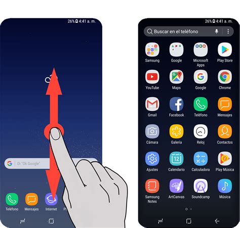 iconos de aplicaciones en una pantalla de smartphone