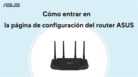 Router ASUS con interfaz de configuración