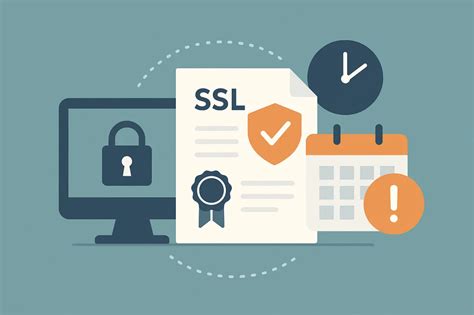 Calendario con fechas de emisión y caducidad de un certificado SSL