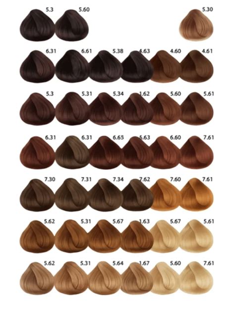 Paleta de colores de tintes al agua