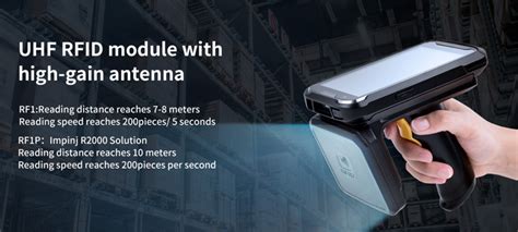 Diagrama mostrando la conexión entre un lector RFID portátil, un smartphone/tablet y datos GPS