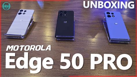 Unboxing Motorola Edge 50 Pro con perfume