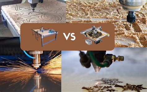 Comparativa visual entre corte láser y corte CNC Router