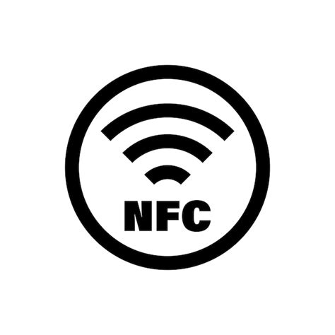 Icono de ajustes del sistema con el logo de NFC resaltado