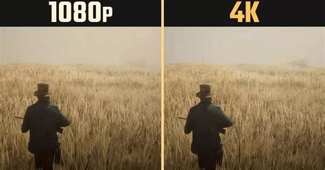 Comparativa visual entre resolución 1080p y 4K