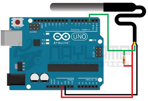 Diagrama de conexión de múltiples sensores DS18B20 a un NodeMCU