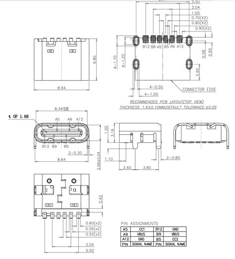 Diagrama de un conector CR9 hembra