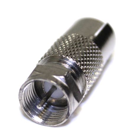 Detalle de un conector de antena coaxial