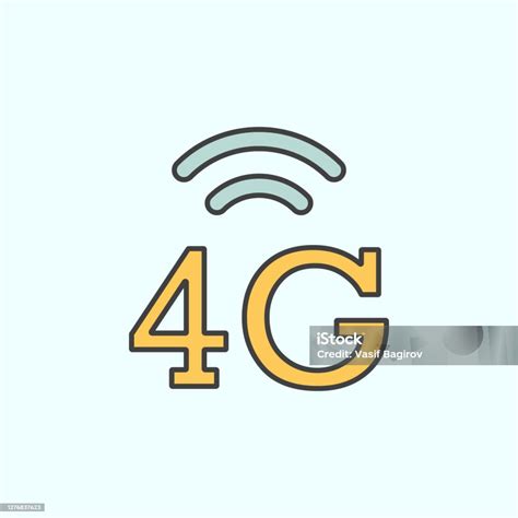 Ilustración de un smartphone mostrando el icono de señal 4G