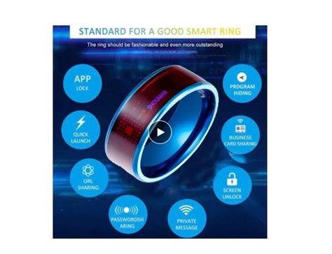 Ilustración de un anillo NFC y un smartphone interactuando