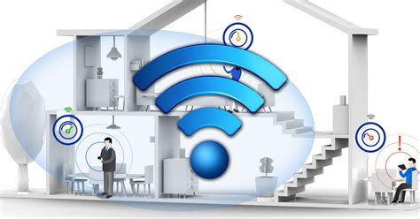 hogar con buena cobertura WiFi