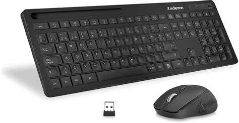 Teclado inalámbrico con receptor USB