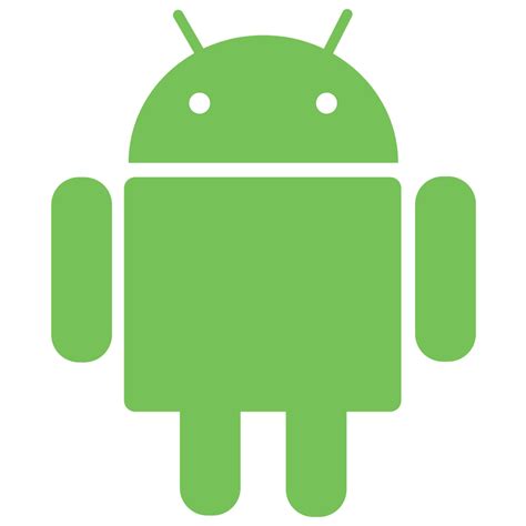 Icono de Android y logo de Denon
