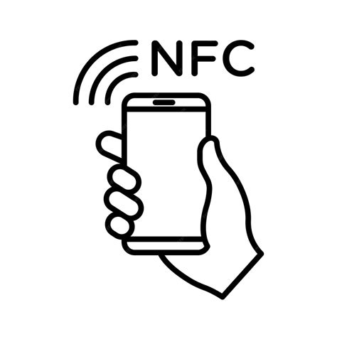 Teléfono móvil con símbolo NFC