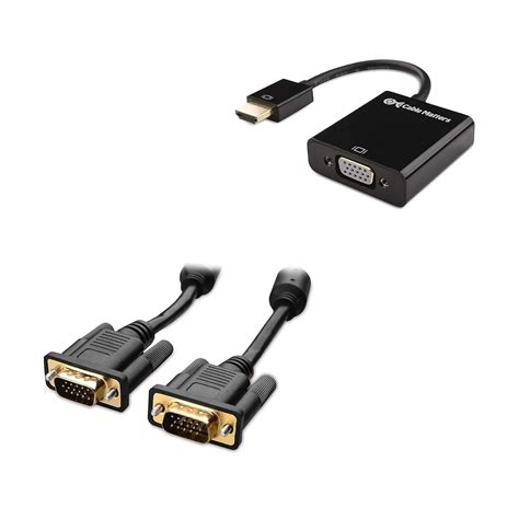Adaptador HDMI a VGA de Dell en uso