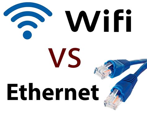 Infografía comparando conexión por cable Ethernet y Wi-Fi