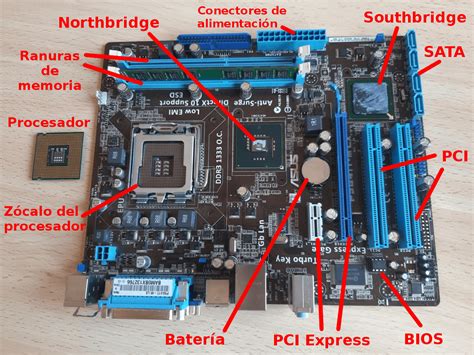 Diagrama de conexiones de PC con placa base y tarjeta gráfica dedicada