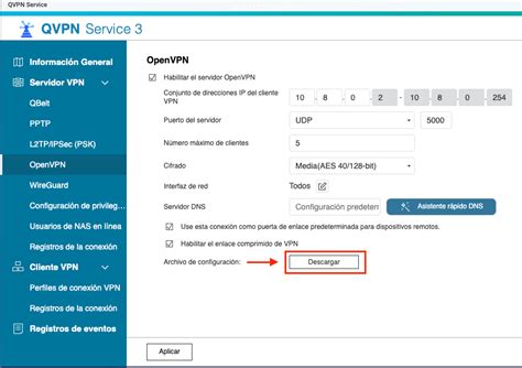 Estructura de un archivo de configuración OpenVPN (.ovpn)