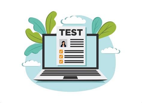 Persona realizando un test de velocidad en una computadora