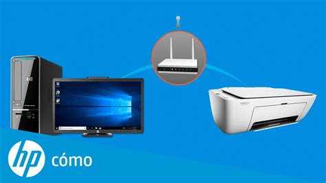 impresora HP conectada a un ordenador