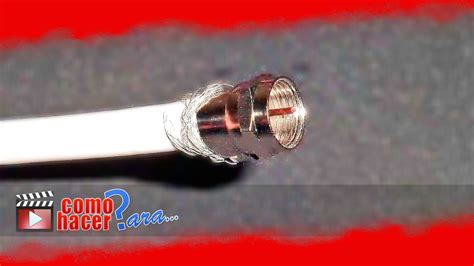 Conector coaxial dañado
